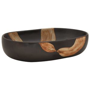 vidaXL &Nu;&iota;&pi;&tau;ή&rho;&alpha;&sigmaf; &Omicron;&beta;ά&lambda; &Mu;&alpha;ύ&rho;&omicron;&sigmaf; 59x40x14 &epsilon;&kappa;. &Kappa;&epsilon;&rho;&alpha;&mu;&iota;&kappa;ό&sigmaf;