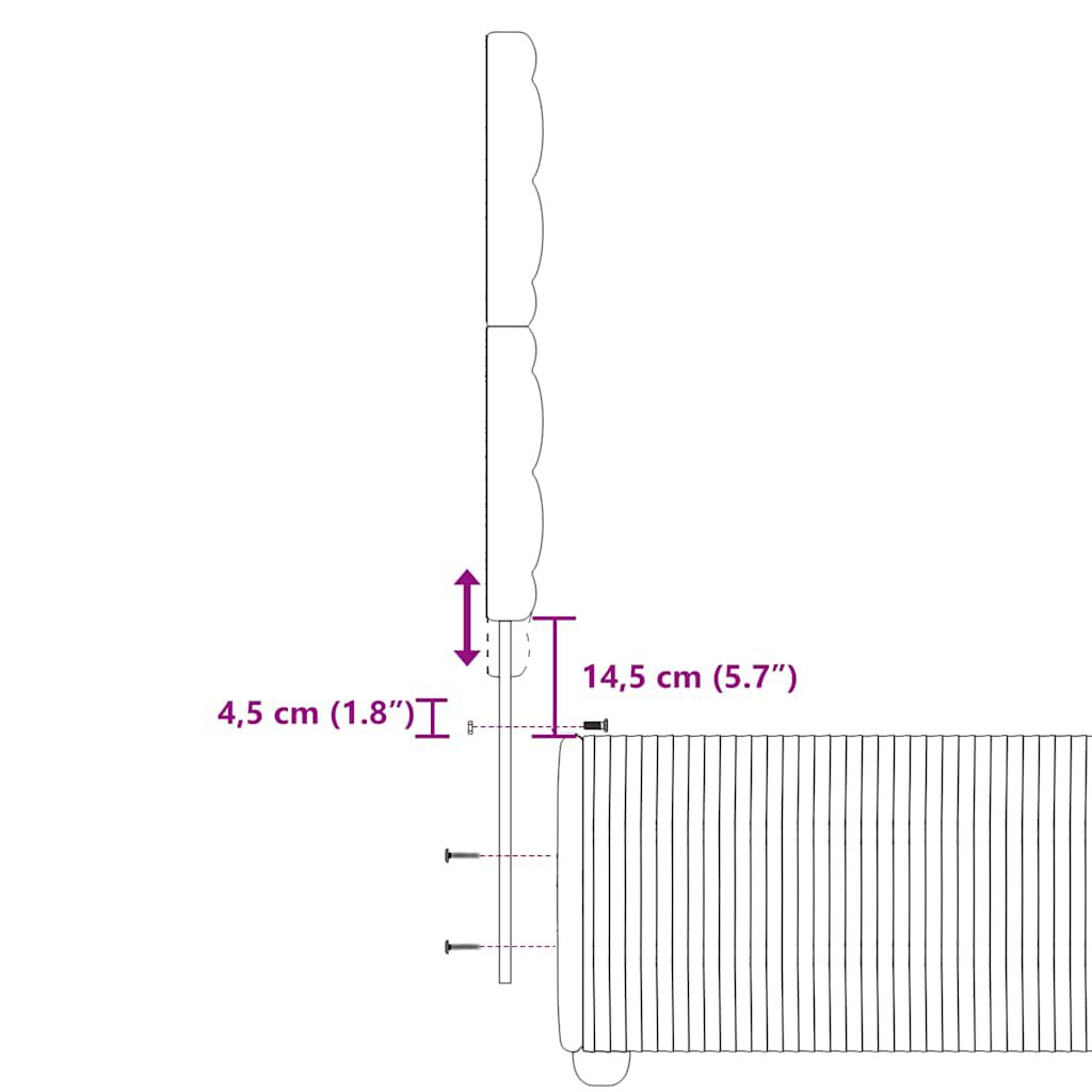 vidaXL Κρεβάτι Boxspring με Στρώμα Σκούρο Γκρι 90x190 εκ. Υφασμάτινο