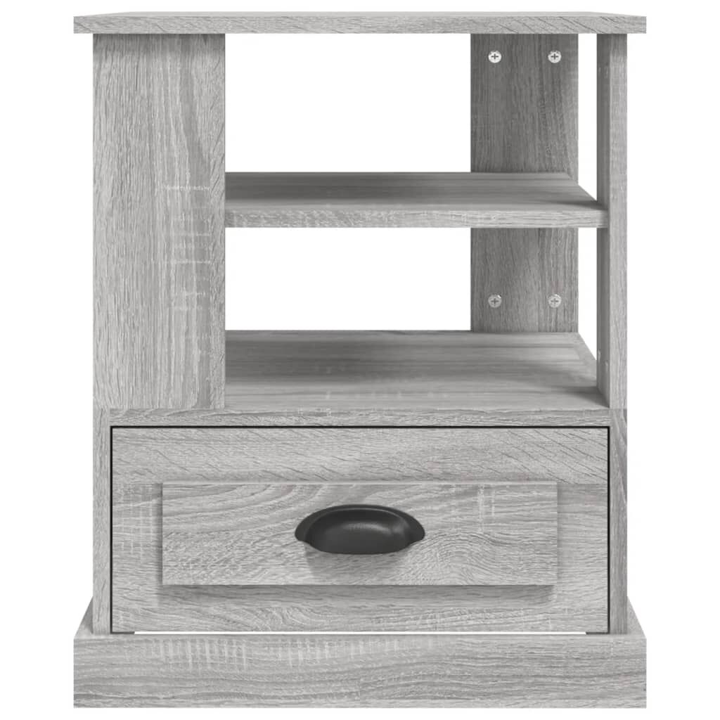 vidaXL Βοηθητικό Τραπέζι Γκρι Sonoma 50x50x60 εκ. Επεξεργασμένο Ξύλο