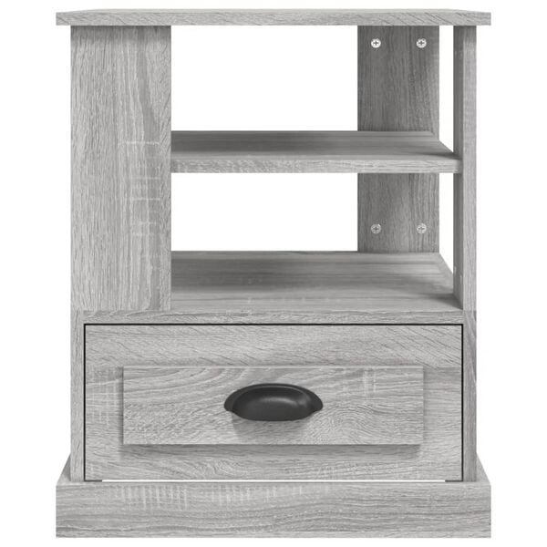 vidaXL Βοηθητικό Τραπέζι Γκρι Sonoma 50x50x60 εκ. Επεξεργασμένο Ξύλο