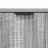 vidaXL Πλαϊνό γραφείο Γκρι sonoma 69.5 x 33 x 82 εκ.