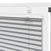 vidaXL Πλισέ περσίδα ανοιχτό γκρι 40x100 cm Πλάτος υφάσματος 39,4 cm