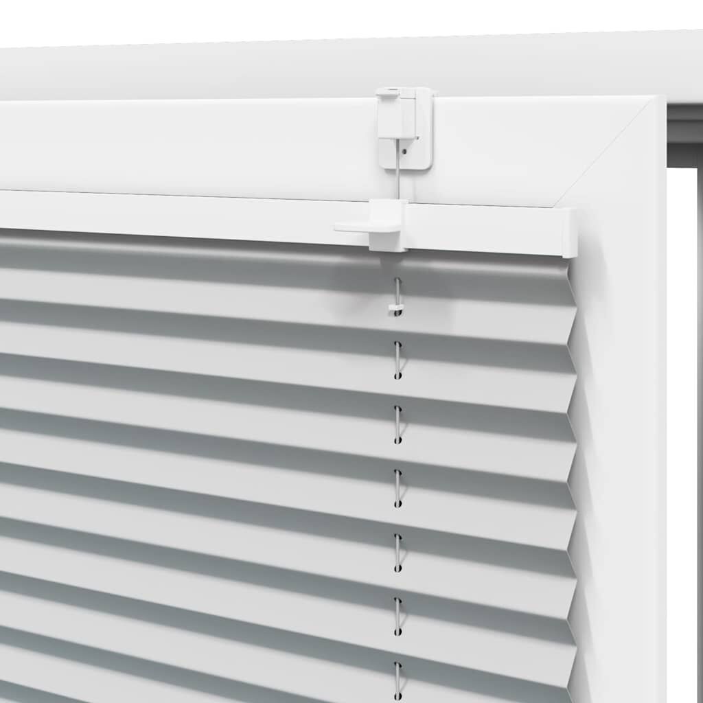 vidaXL Πλισέ περσίδα ανοιχτό γκρι 40x100 cm Πλάτος υφάσματος 39,4 cm