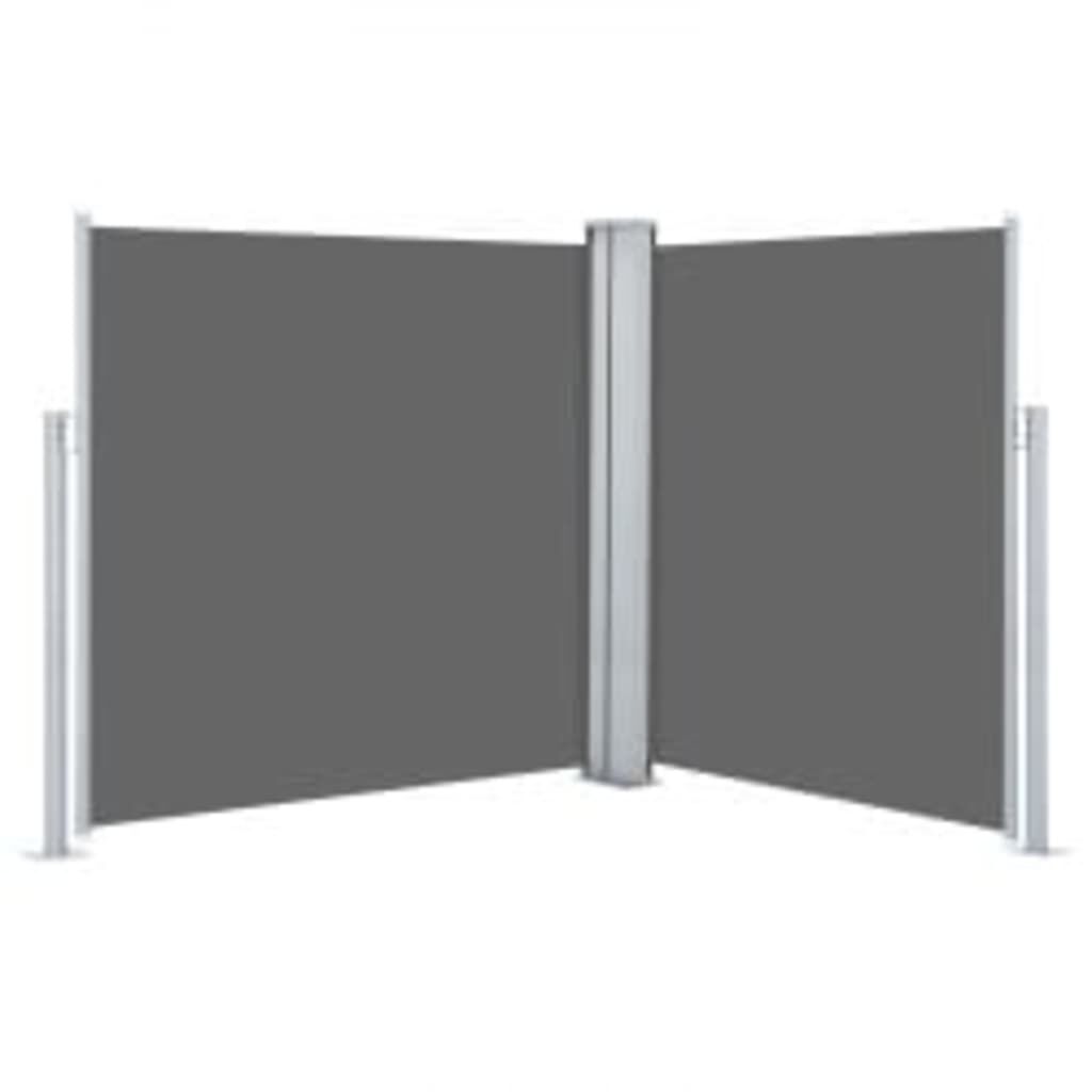 vidaXL Σκίαστρο Πλαϊνό Πτυσσόμενο Ανθρακί 160 x 600 εκ.