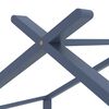 vidaXL Πλαίσιο Κρεβατιού Παιδικό Γκρι 70 x 140 εκ. Μασίφ Ξύλο Πεύκου