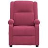 vidaXL Πολυθρόνα Μασάζ Ηλεκτρική Μπορντό Βελούδινη