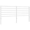 vidaXL Κεφαλάρι Λευκό 180 εκ. Μεταλλικό