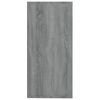 vidaXL Ντουλάπι Γκρι Sonoma 88x30x65 εκ. από Επεξεργασμένο Ξύλο