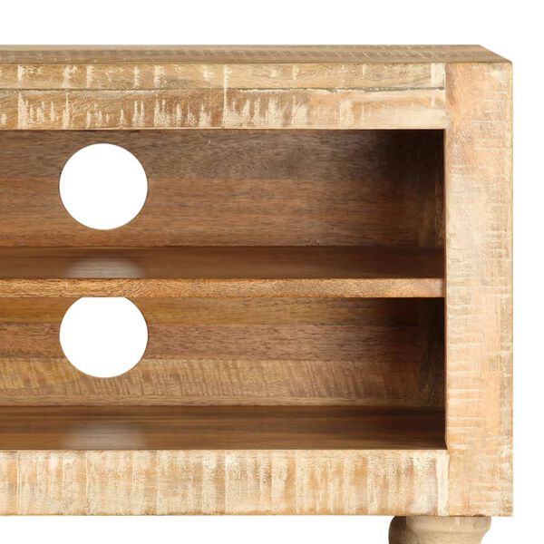 vidaXL Έπιπλο Τηλεόρασης 118 x 30 x 40 εκ. από Ακατέργαστο Ξύλο Μάνγκο