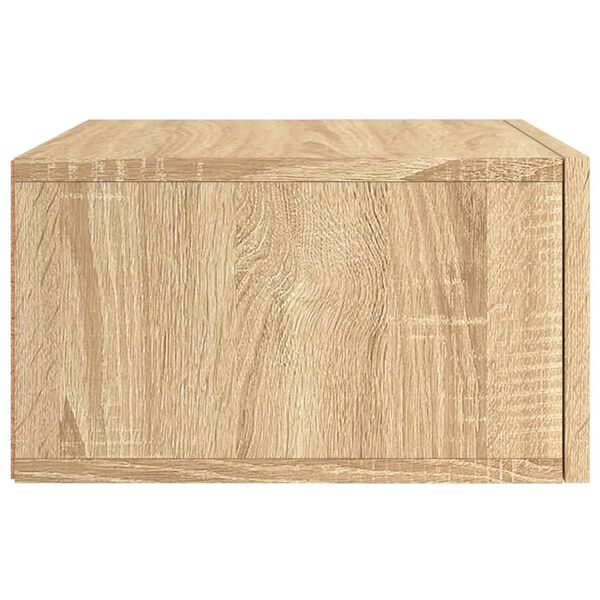 vidaXL Κομοδίνα Επιτοίχια 2 τεμ. Sonoma Δρυς 35 x 35 x 20 εκ.