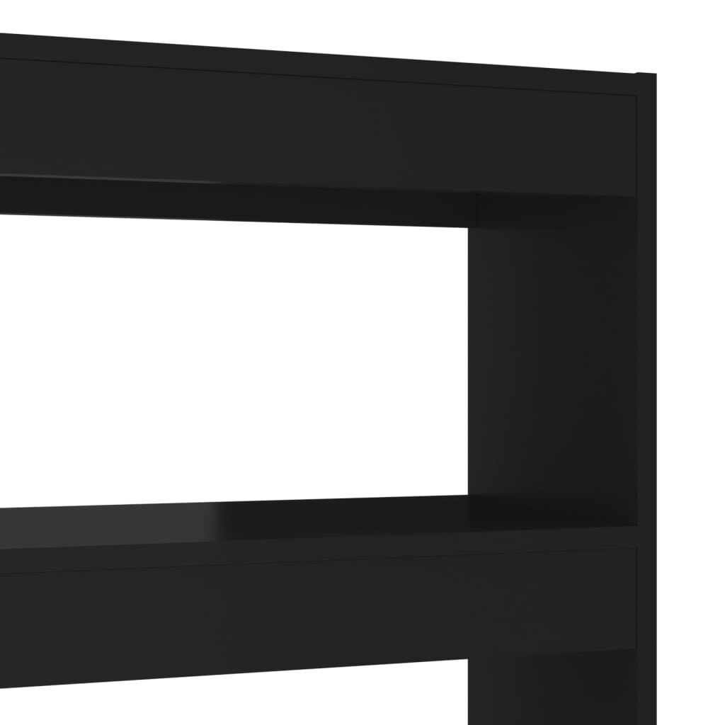 vidaXL Βιβλιοθήκη/Διαχωριστικό Χώρου Μαύρο 100x30x135 εκ.