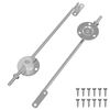 vidaXL &Mu;&epsilon;&nu;&tau;&epsilon;&sigma;έ&sigmaf; &sigma;&tau;ή&rho;&iota;&xi;&eta;&sigmaf; &kappa;&alpha;&pi;&alpha;&kappa;&iota;&omicron;ύ 2 pcs &Alpha;&sigma;&eta;&mu;ί 194 x 36 x 18 mm &Sigma;ί&delta;&epsilon;&rho;&omicron;