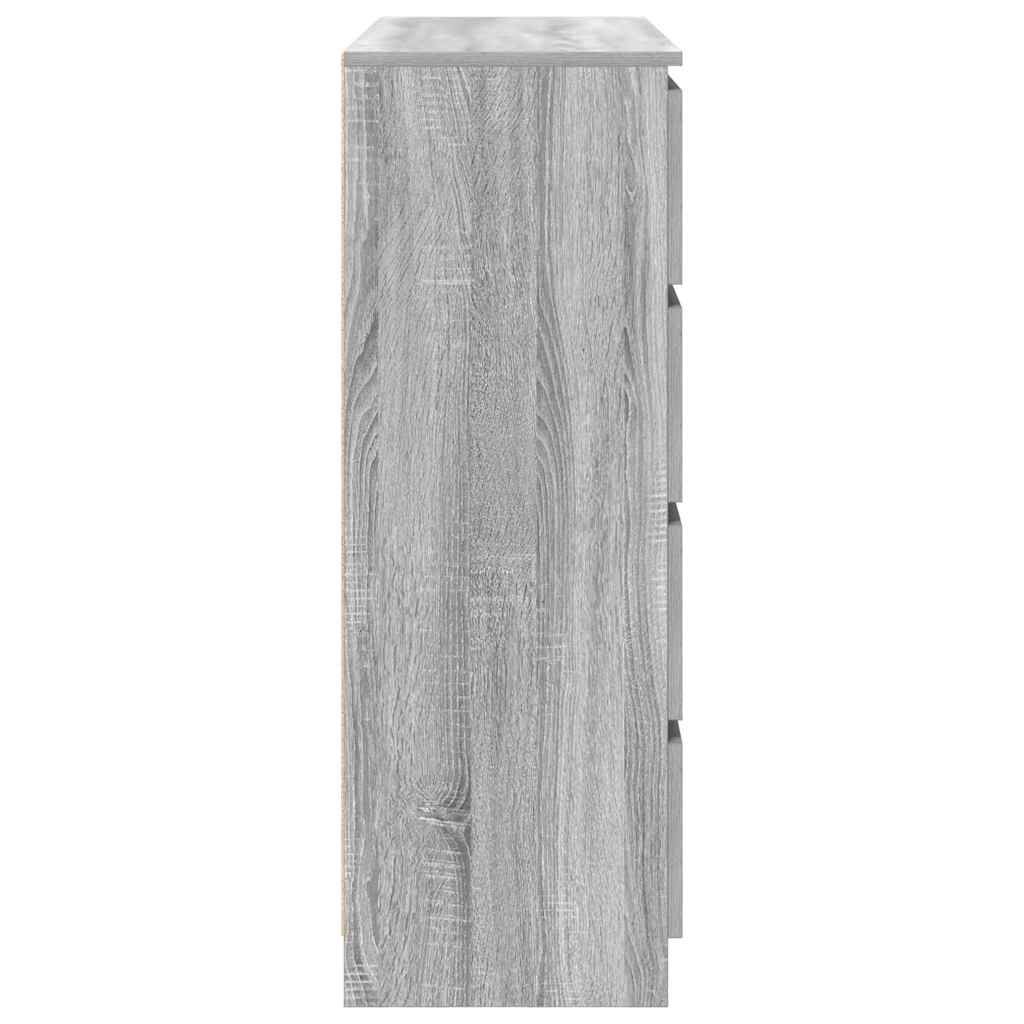 vidaXL Ντουλάπι Γκρι Sonoma 100x35x99 cm Ξύλινο μηχανουργικό ξύλο
