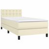 vidaXL &Kappa;&rho;&epsilon;&beta;ά&tau;&iota; Boxspring &mu;&epsilon; &Sigma;&tau;&rho;ώ&mu;&alpha; &Kappa;&rho;&epsilon;&mu; 90x200 &epsilon;&kappa;. &alpha;&pi;ό &Sigma;&upsilon;&nu;&theta;&epsilon;&tau;&iota;&kappa;ό &Delta;έ&rho;&mu;&alpha;