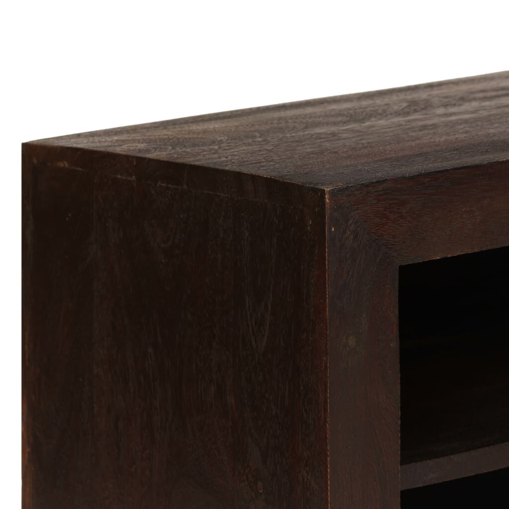 vidaXL Έπιπλο Τηλεόρασης Σκούρο Καφέ 120x30x40 εκ. Μασίφ Ξύλο Ακακίας