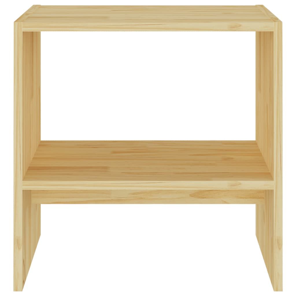 vidaXL Κομοδίνα 2 τεμ. 40 x 30,5 x 40 εκ. από Μασίφ Ξύλο Πεύκου