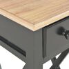 vidaXL Τραπεζάκι Βοηθητικό Μαύρο 27 x 27 x 65,5 εκ. Ξύλινο