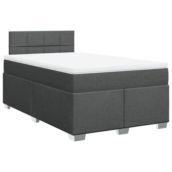 vidaXL &Kappa;&rho;&epsilon;&beta;ά&tau;&iota; Boxspring &mu;&epsilon; &Sigma;&tau;&rho;ώ&mu;&alpha; &Sigma;&kappa;&omicron;ύ&rho;&omicron; &Gamma;&kappa;&rho;&iota; 120x190 &epsilon;&kappa; &Upsilon;&phi;&alpha;&sigma;&mu;ά&tau;&iota;&nu;&omicron;