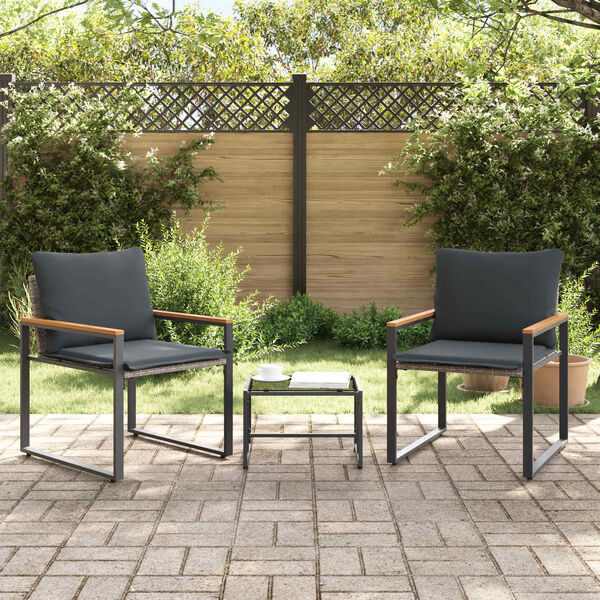 vidaXL &Sigma;ύ&nu;&omicron;&lambda;&alpha; &epsilon;&pi;ί&pi;&lambda;&omega;&nu; &mu;&epsilon; &mu;&alpha;&xi;&iota;&lambda;ά&rho;&iota; 3 pcs &Gamma;&kappa;&rho;&iota; &kappa;&alpha;&iota; &Sigma;&kappa;&omicron;ύ&rho;&omicron; &Gamma;&kappa;&rho;&iota; &Rho;&alpha;&tau;ά&nu;