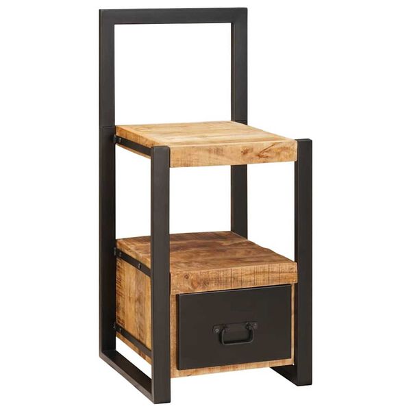 vidaXL Βάση Ρούχων με συρτάρι Καφέ 40 x 40 x 90 cm Μασίφ ξύλο μάνγκο