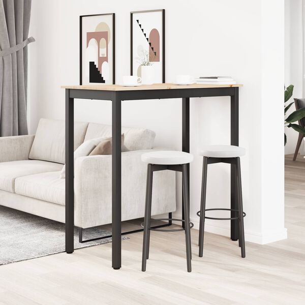 vidaXL &Tau;&rho;&alpha;&pi;έ&zeta;&iota; &mu;&pi;&alpha;&rho; &Phi;&upsilon;&sigma;&iota;&kappa;ό 110 x 55 x 105 &epsilon;&kappa;. &Sigma;&tau;&epsilon;&rho;&epsilon;ά &xi;&upsilon;&lambda;&epsilon;ί&alpha; &pi;&epsilon;ύ&kappa;&omicron;&upsilon;