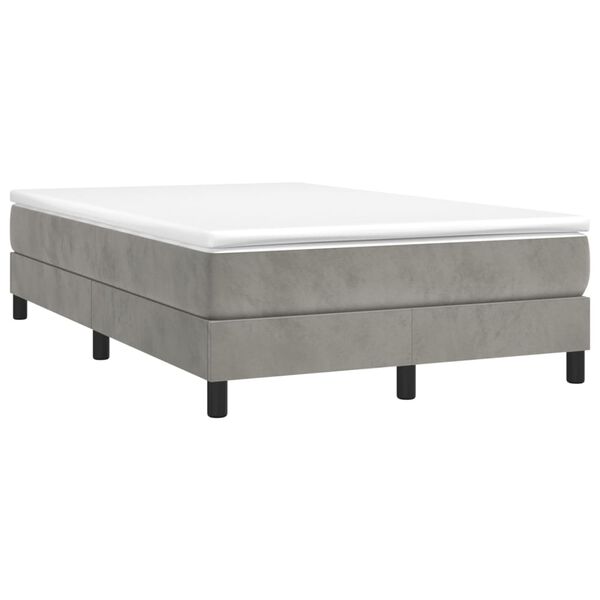 vidaXL &Kappa;&rho;&epsilon;&beta;ά&tau;&iota; Boxspring &mu;&epsilon; &Sigma;&tau;&rho;ώ&mu;&alpha; &Alpha;&nu;&omicron;&iota;&chi;&tau;ό &Gamma;&kappa;&rho;&iota; 120x200 &epsilon;&kappa;. &Beta;&epsilon;&lambda;&omicron;ύ&delta;&iota;&nu;&omicron;