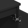 vidaXL Έπιπλο Τηλεόρασης Μαύρο 140 x 40 x 35,5 εκ. από Επεξ. Ξύλο