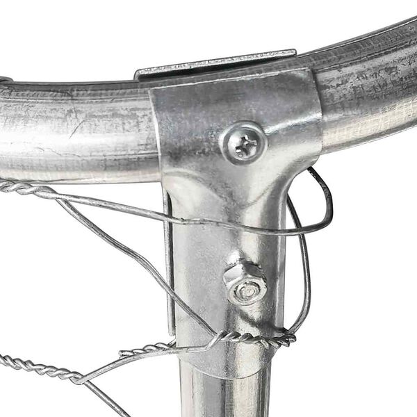 vidaXL Κλουβί Σκύλου Εξωτερικού Χώρου 600 x 300 x 150 εκ. με Στέγαστρο