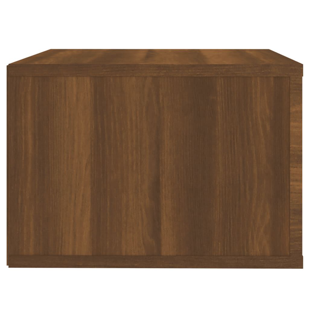 vidaXL Κομοδίνο Επιτοίχιο Καφέ Δρυς 50x36x25 εκ.