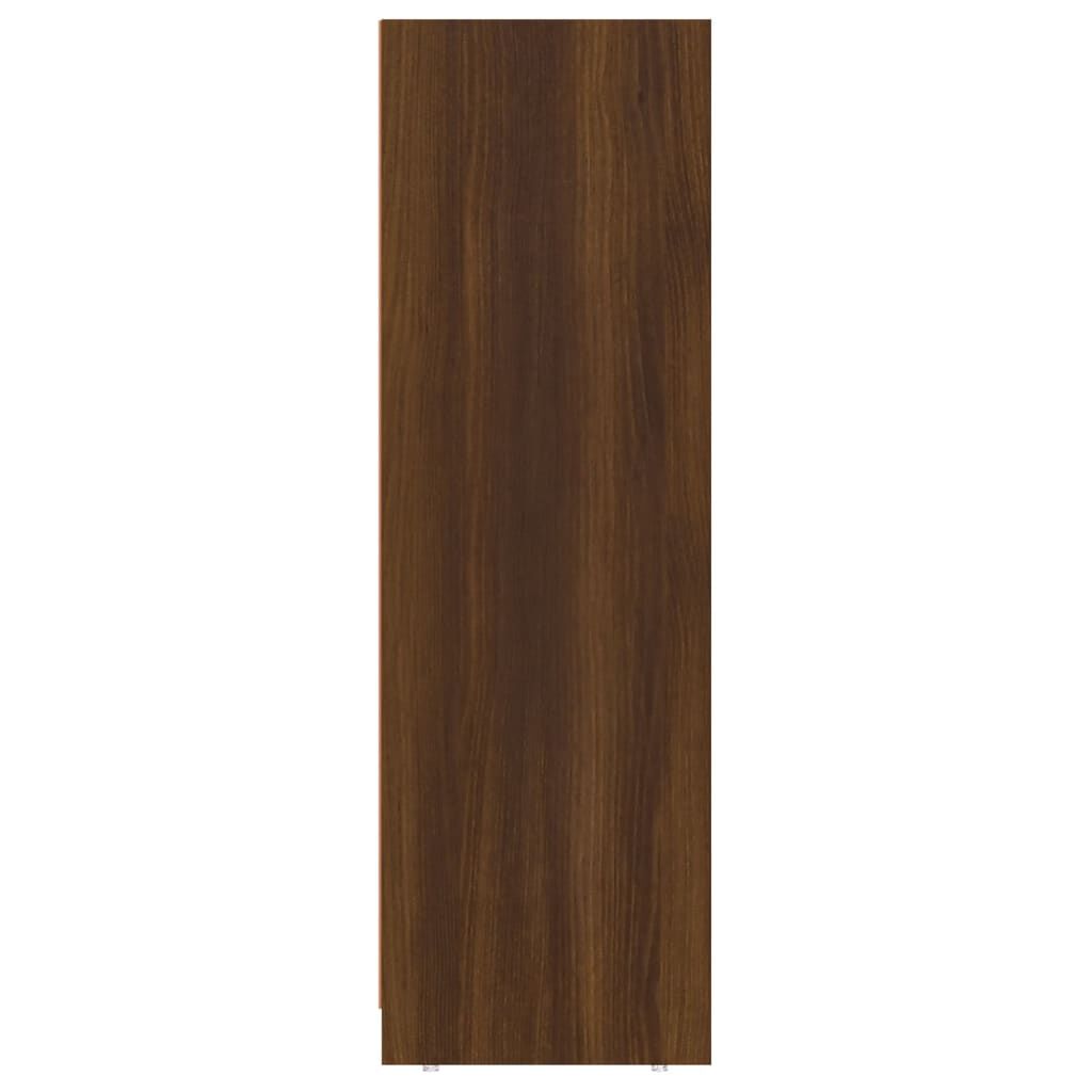 vidaXL Ντουλάπι Μπάνιου Καφέ Δρυς 30x30x95 εκ. Επεξεργασμένο Ξύλο