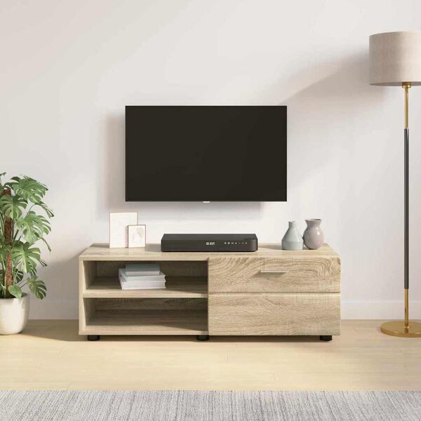 vidaXL Ντουλάπι TV Sonoma Δρυς 100.5 x 39 x 30 εκ Επεξεργασμένο ξύλο