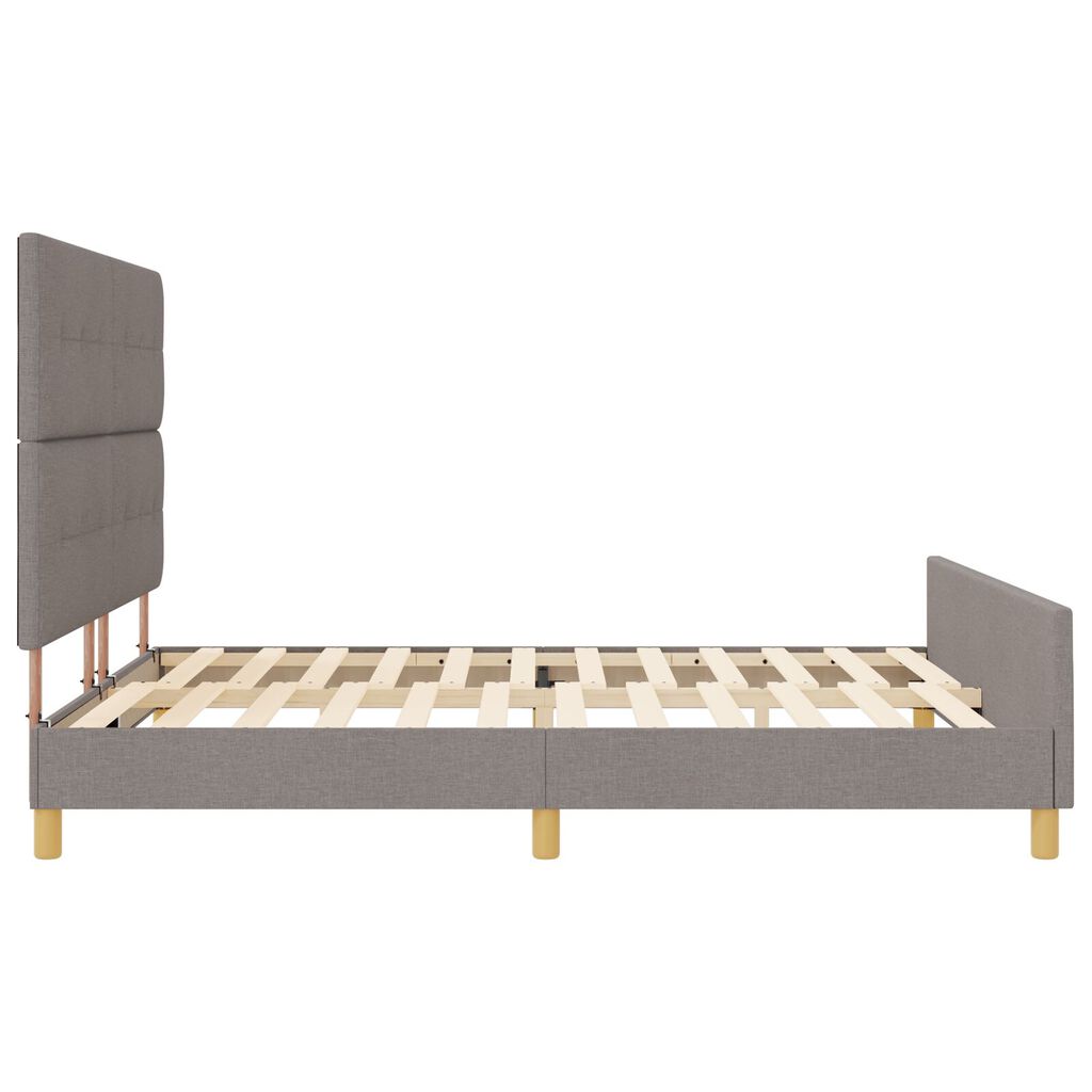 vidaXL Κρεβάτι Ταμπά 180x200 εκ. Υφασμάτινο