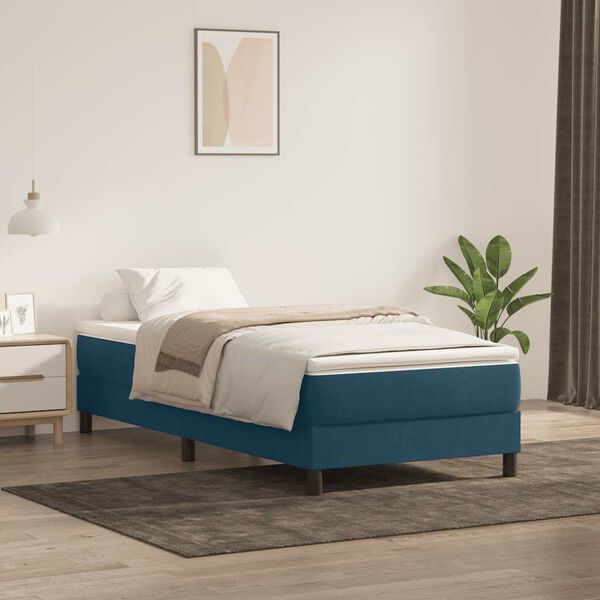 vidaXL &Kappa;&rho;&epsilon;&beta;ά&tau;&iota; Boxspring &chi;&omega;&rho;ί&sigmaf; &Sigma;&tau;&rho;ώ&mu;&alpha; &Sigma;&kappa;&omicron;ύ&rho;&omicron; &Mu;&pi;&lambda;&epsilon; 80x220 &epsilon;&kappa;. &Beta;&epsilon;&lambda;&omicron;ύ&delta;&iota;&nu;&omicron;