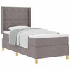 vidaXL &Kappa;&rho;&epsilon;&beta;ά&tau;&iota; &mu;&epsilon; &epsilon;&lambda;&alpha;&tau;ή&rho;&iota;&alpha; &mu;&epsilon; &kappa;&epsilon;&phi;&alpha;&lambda;ά&rho;&iota; Taupe 90 x 200 cm ύ&phi;&alpha;&sigma;&mu;&alpha;