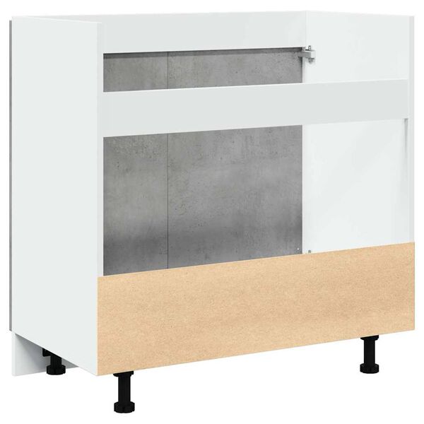 vidaXL Ντουλάπι Νεροχύτη Lyon Γκρι Σκυροδέματος 80x46x81,5εκ.