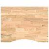 πάγκος εργασίας vidaXL 80x60x(71,5-98) cm Μασίφ Ξύλο Δρυς