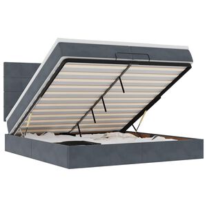vidaXL &Omicron;&theta;&omega;&mu;&alpha;&nu;&iota;&kappa;ό &kappa;&rho;&epsilon;&beta;ά&tau;&iota; &mu;&epsilon; &sigma;&tau;&rho;ώ&mu;&alpha;&tau;&alpha; & LEDs &Sigma;&kappa;&omicron;ύ&rho;&omicron; &gamma;&kappa;&rho;&iota; &Beta;&epsilon;&lambda;&omicron;ύ&delta;&omicron;