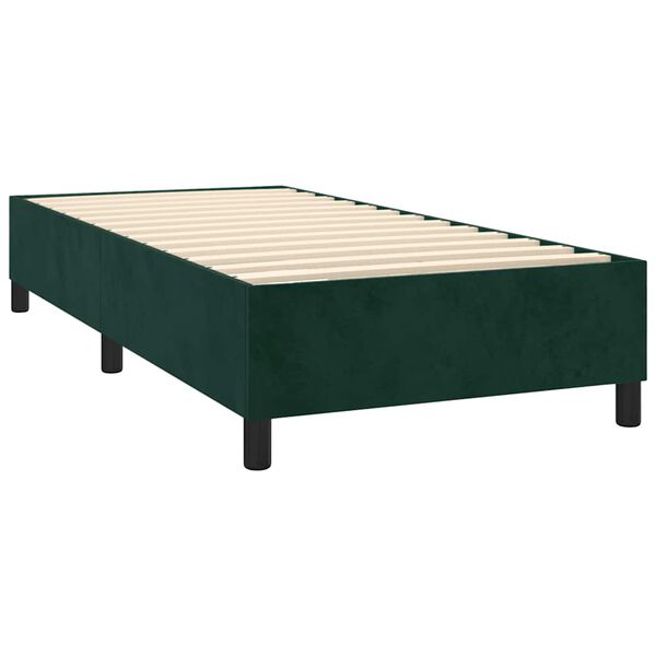 vidaXL &Kappa;&rho;&epsilon;&beta;ά&tau;&iota; Boxspring &mu;&epsilon; &Sigma;&tau;&rho;ώ&mu;&alpha; &Sigma;&kappa;&omicron;ύ&rho;&omicron; &Pi;&rho;ά&sigma;&iota;&nu;&omicron; 90x200 &epsilon;&kappa;. &Beta;&epsilon;&lambda;&omicron;ύ&delta;&iota;&nu;&omicron;