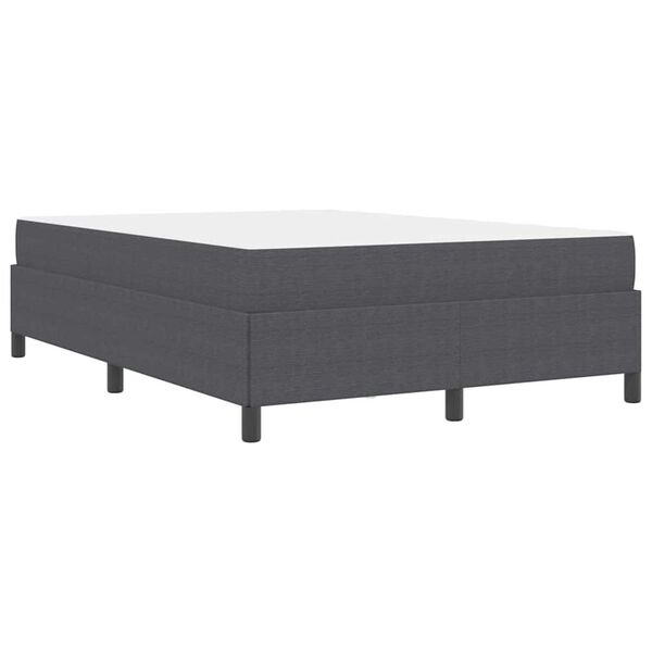 vidaXL Σκελετός Κρεβατιού Σκούρο γκρι 160 x 200 cm Βελούδο