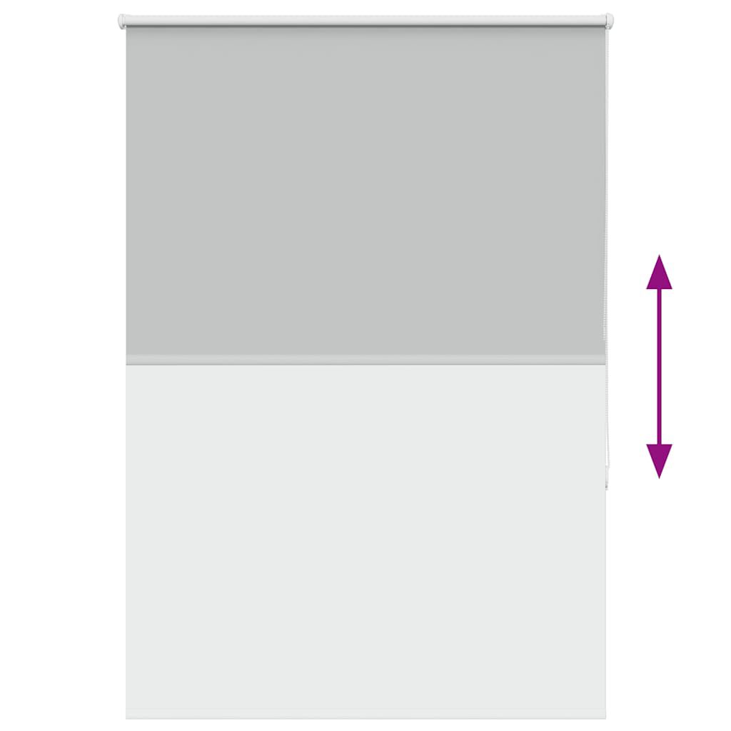 vidaXL Ρολέρ Μπλακάουτ ανοιχτό γκρι 95x130 cm Πλάτος υφάσματος 90,7 cm