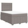 vidaXL &Kappa;&rho;&epsilon;&beta;ά&tau;&iota; Boxspring &mu;&epsilon; &Sigma;&tau;&rho;ώ&mu;&alpha; Taupe 120x190 &epsilon;&kappa;. &Upsilon;&phi;&alpha;&sigma;&mu;ά&tau;&iota;&nu;&omicron;
