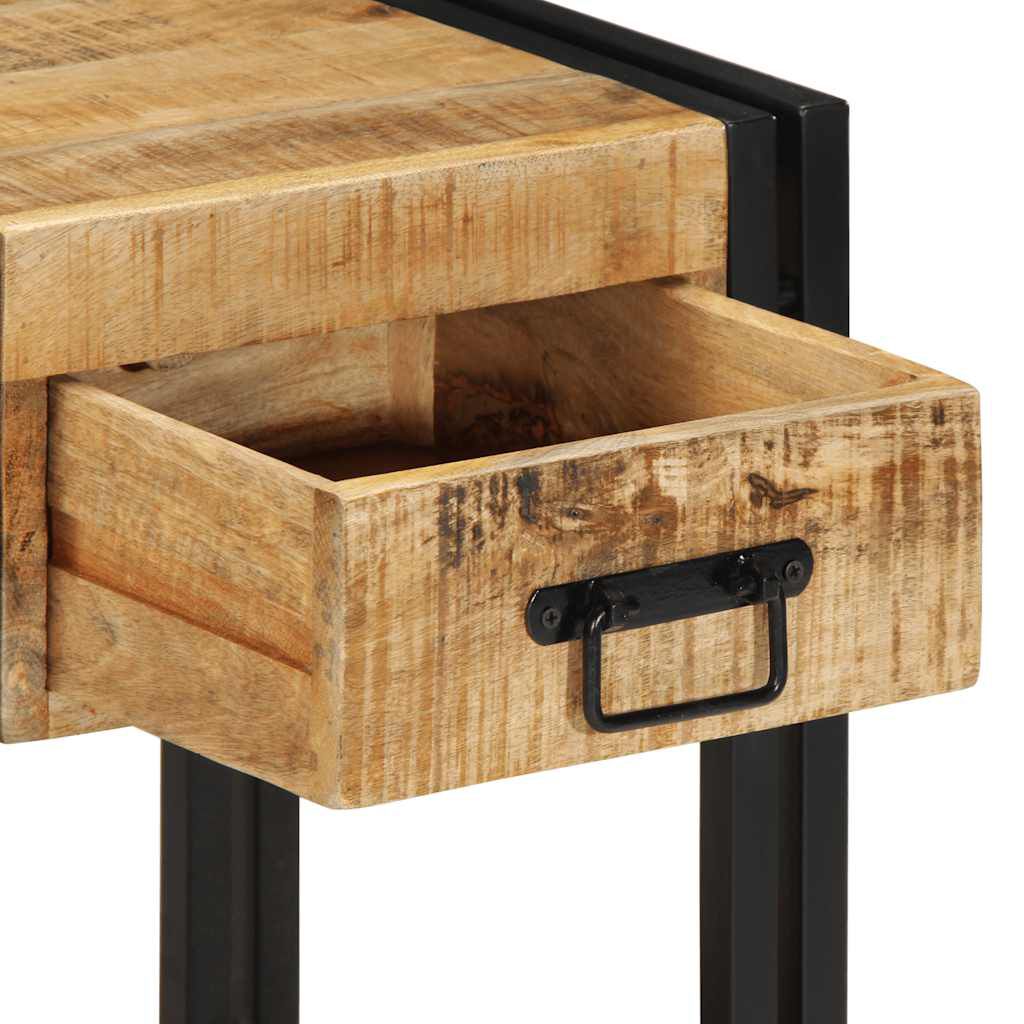 vidaXL Κομοδίνο 40x35x50 cm Στερεό ακατέργαστο ξύλο Mango