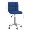 vidaXL Καρέκλα Γραφείου Περιστρεφόμενη Μπλε Υφασμάτινη