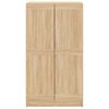 vidaXL Βιβλιοθήκη Χρώμα Sonoma Δρυς 82,5 x 30,5 x 150 εκ. Επεξ. Ξύλο