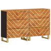 vidaXL &Beta;&omicron;&eta;&theta;&eta;&tau;&iota;&kappa;ά Έ&pi;&iota;&pi;&lambda;&alpha; 2&Tau;&epsilon;&mu; &Kappa;&alpha;&phi;έ/&Mu;&alpha;ύ&rho;&omicron; 60x33,5x75&epsilon;&kappa; &Mu;&alpha;&sigma;ί&phi; &Xi;ύ&lambda;&omicron; &Mu;ά&nu;&gamma;&kappa;&omicron;