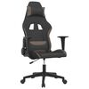 vidaXL &Kappa;&alpha;&rho;έ&kappa;&lambda;&alpha; Gaming &Mu;&alpha;ύ&rho;&eta; &kappa;&alpha;&iota; Taupe &Upsilon;&phi;&alpha;&sigma;&mu;ά&tau;&iota;&nu;&eta;