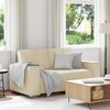 vidaXL Πολυθρόνα-καναπές με μαξιλάρι Κρεμ 160 x 78 x 84 εκ. Δερματίνη