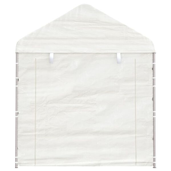 vidaXL Κιόσκι με Τέντα Λευκό 2,28 x 2,23 x 2,69 μ. από Πολυαιθυλένιο