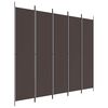 vidaXL &Delta;&iota;&alpha;&chi;&omega;&rho;&iota;&sigma;&tau;&iota;&kappa;ό &Delta;&omega;&mu;&alpha;&tau;ί&omicron;&upsilon; &mu;&epsilon; 5 &Pi;ά&nu;&epsilon;&lambda; &Kappa;&alpha;&phi;έ 250x220 &epsilon;&kappa;. &alpha;&pi;ό Ύ&phi;&alpha;&sigma;&mu;&alpha;