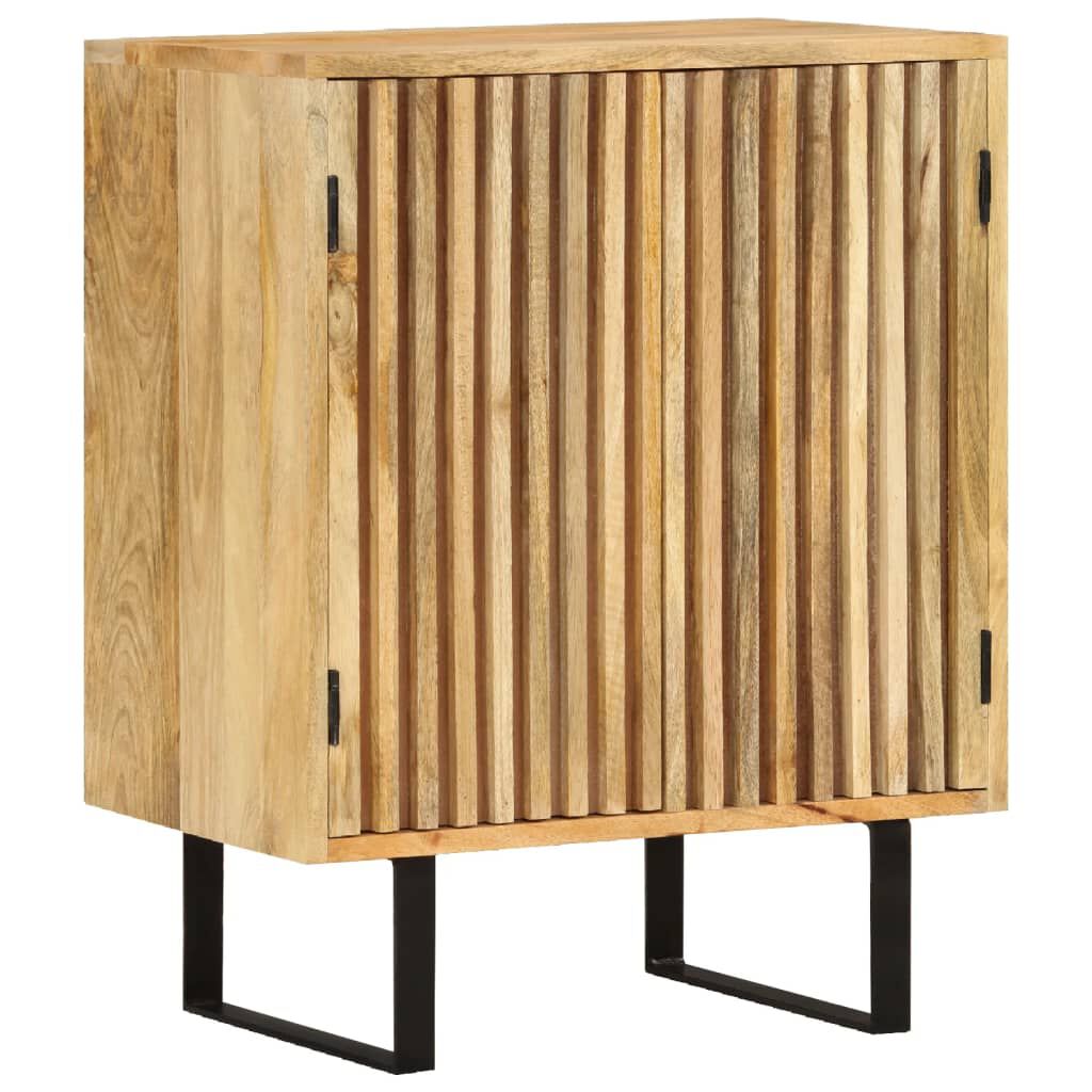 vidaXL Ντουλάπι με 2 Πόρτες 55 x 35 x 70 εκ. από Μασίφ Ξύλο Μάνγκο